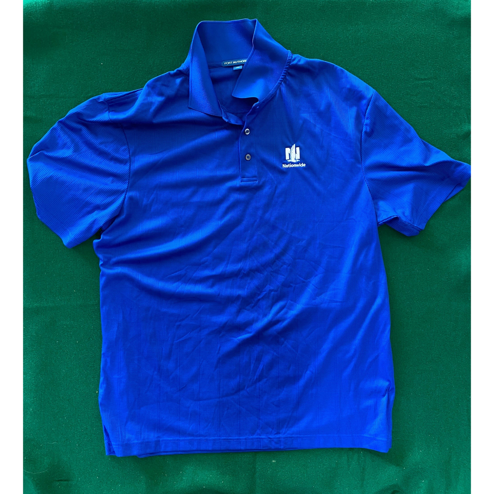 Port Authority Blue Polo XL Nationwide Is On Your Side Mens